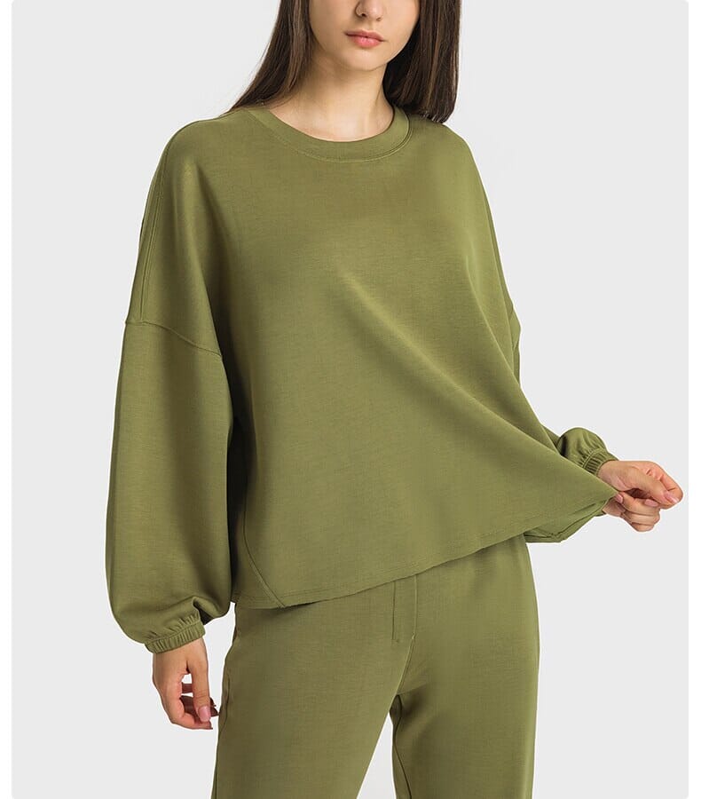 Versatile Sports Sweatshirt Activewear Truetights Licorice Green S