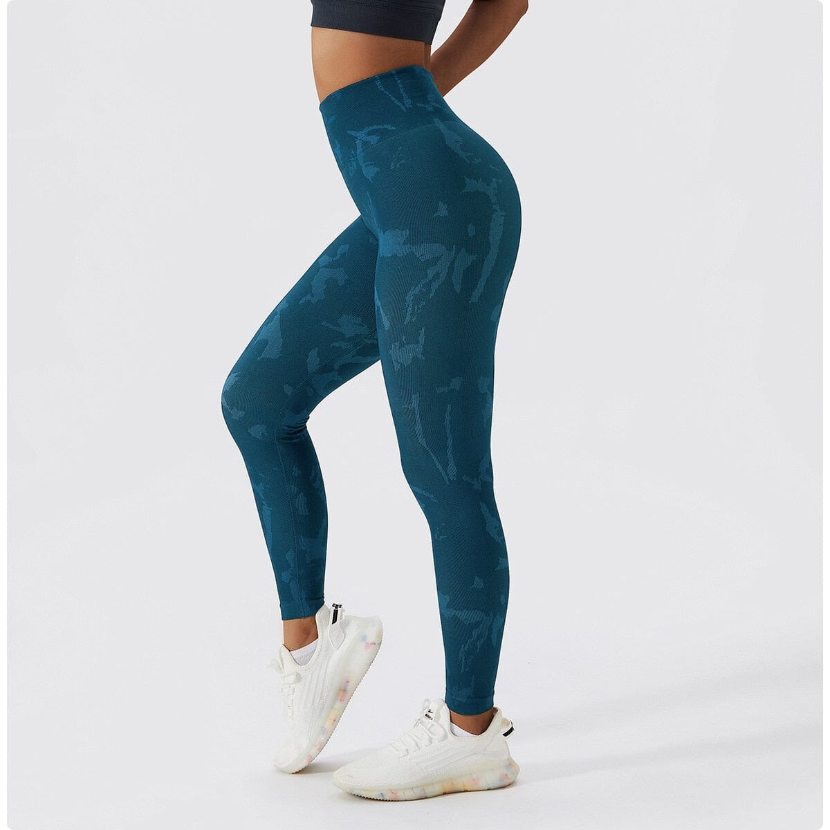 Camouflage Hip Lifting Pants Activewear Truetights