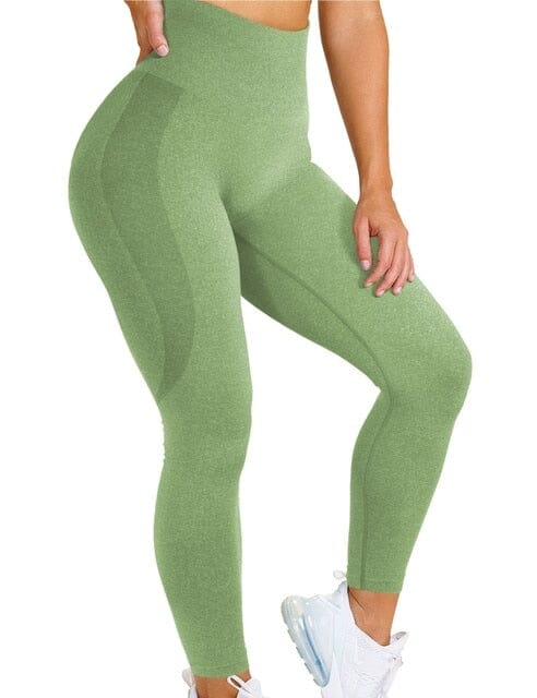 Crescent Yoga Pants Fitness Leggings Truetights Avocado Green XS 