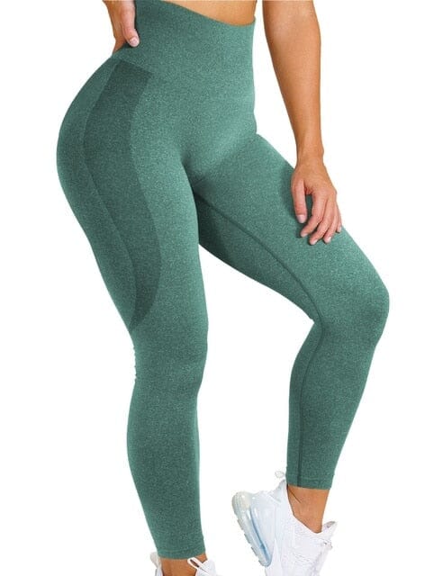 Crescent Yoga Pants Fitness Leggings Truetights Dark Green XS 