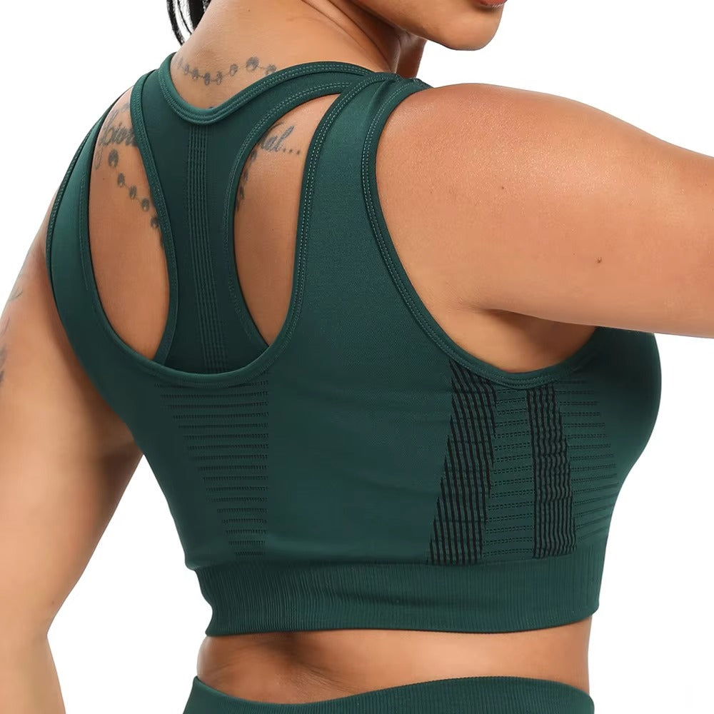 Opus Seamless Sports Bra – Model View 1 | Starlethics Activewear