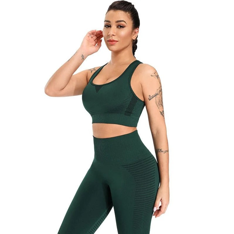 Opus Seamless Sports Bra – Model View 3 | Starlethics Activewear