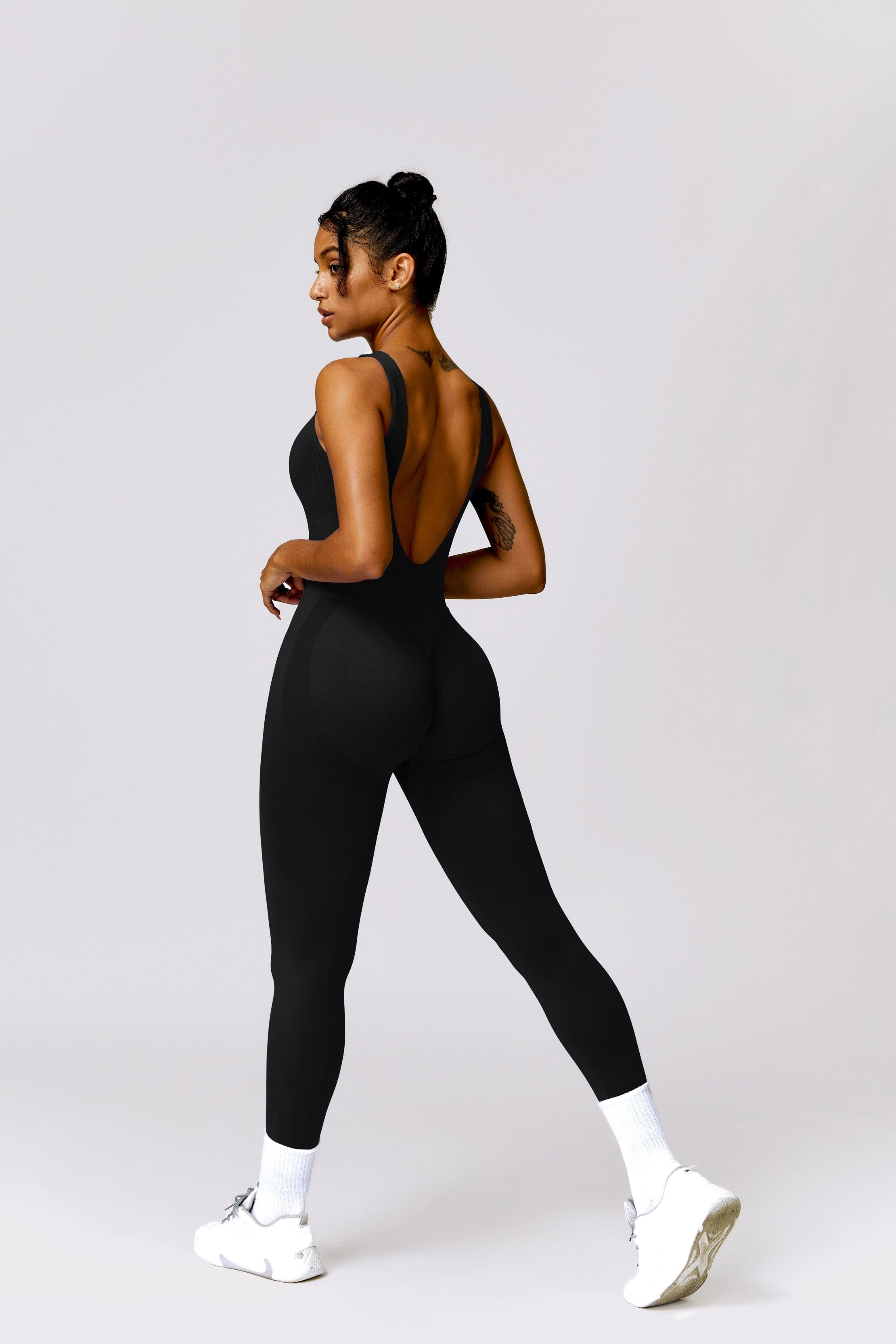 Elated Seamless V-Back Jumpsuit Jumpsuit Starlethics 