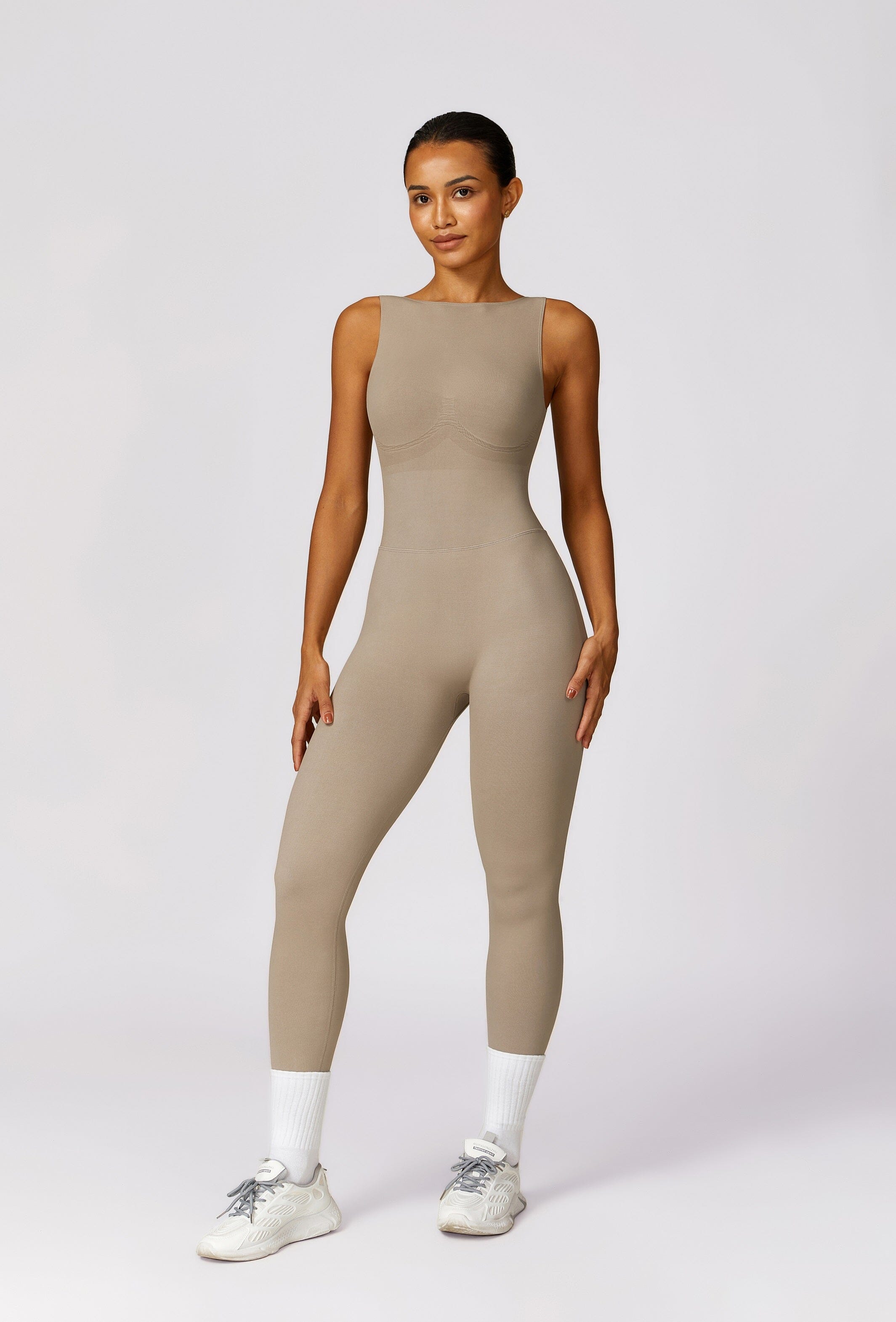 Elated Seamless V-Back Jumpsuit Jumpsuit Starlethics 