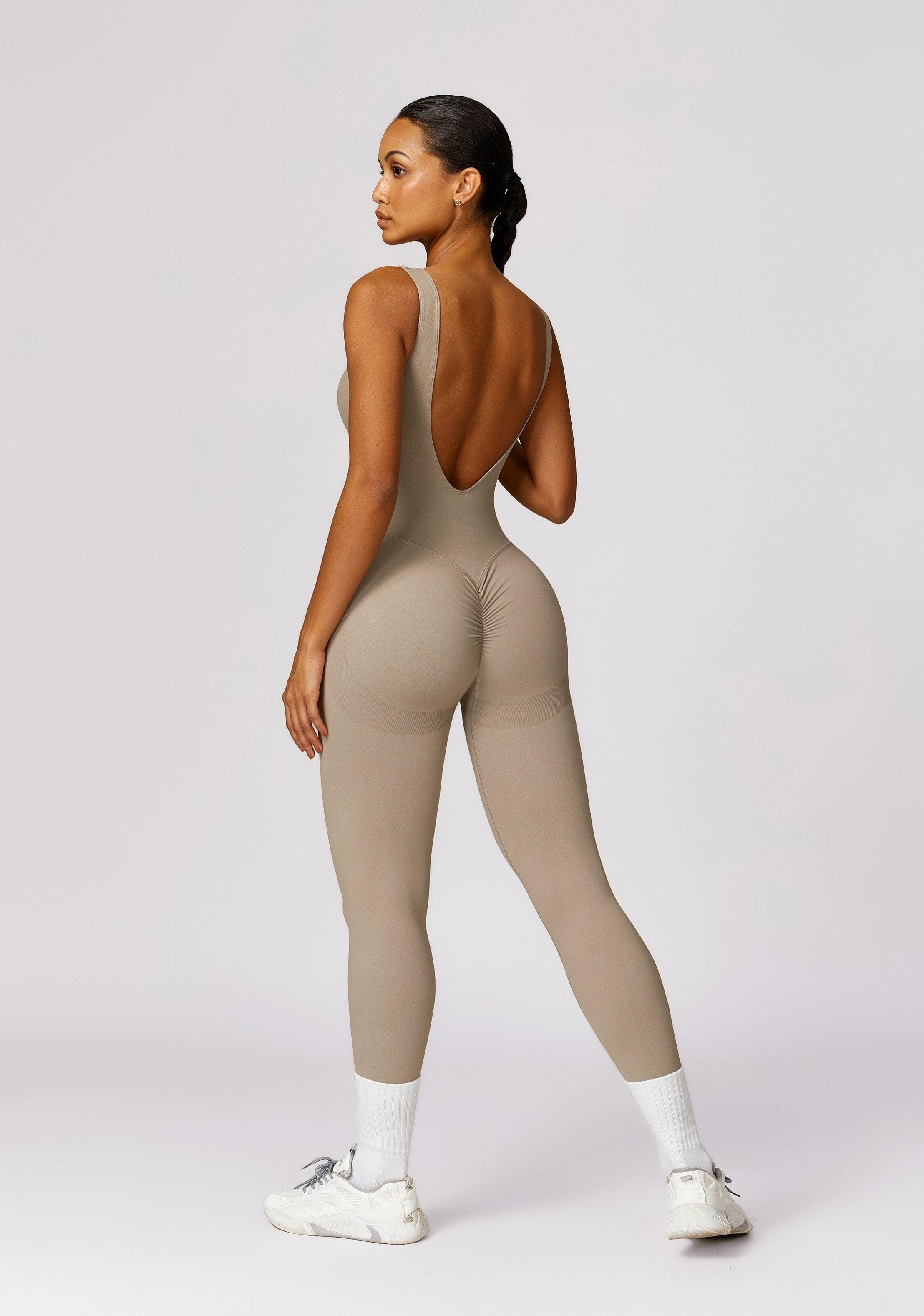 Elated Seamless V-Back Jumpsuit Jumpsuit Starlethics 