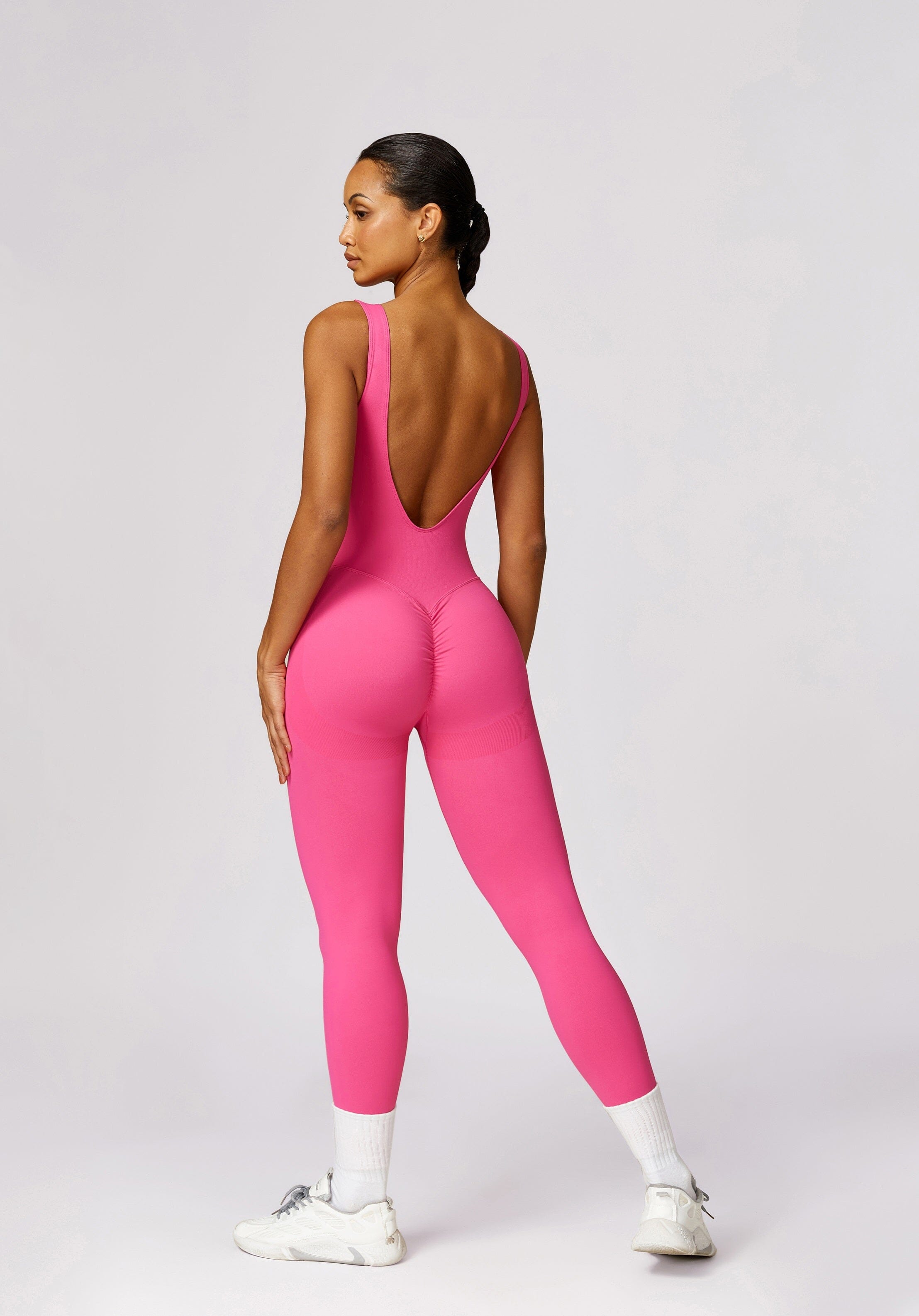 Elated Seamless V-Back Jumpsuit Jumpsuit Starlethics 