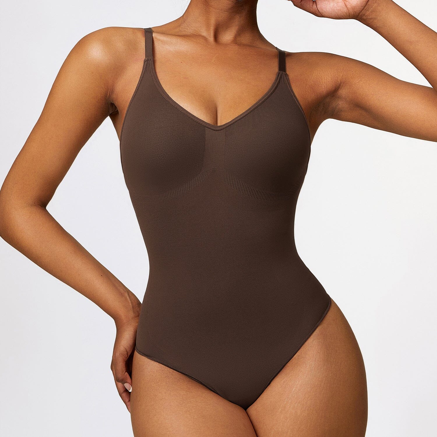 Enigmatic Seamless Bodysuit Jumpsuit Starlethics Deep Brown S 