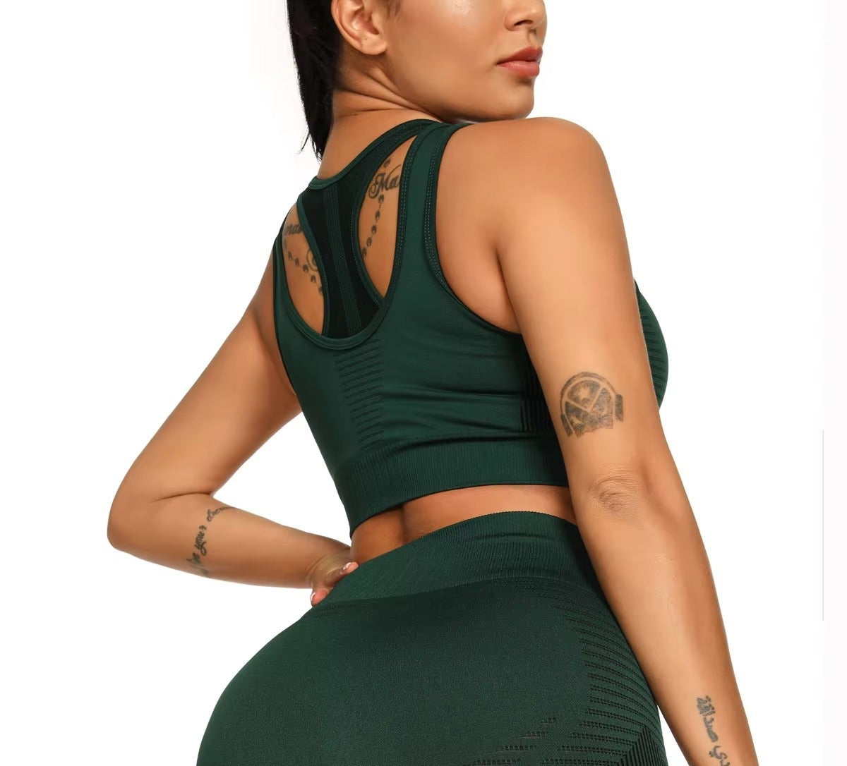 Opus Seamless Shorts – Model View 2 | Starlethics Activewear