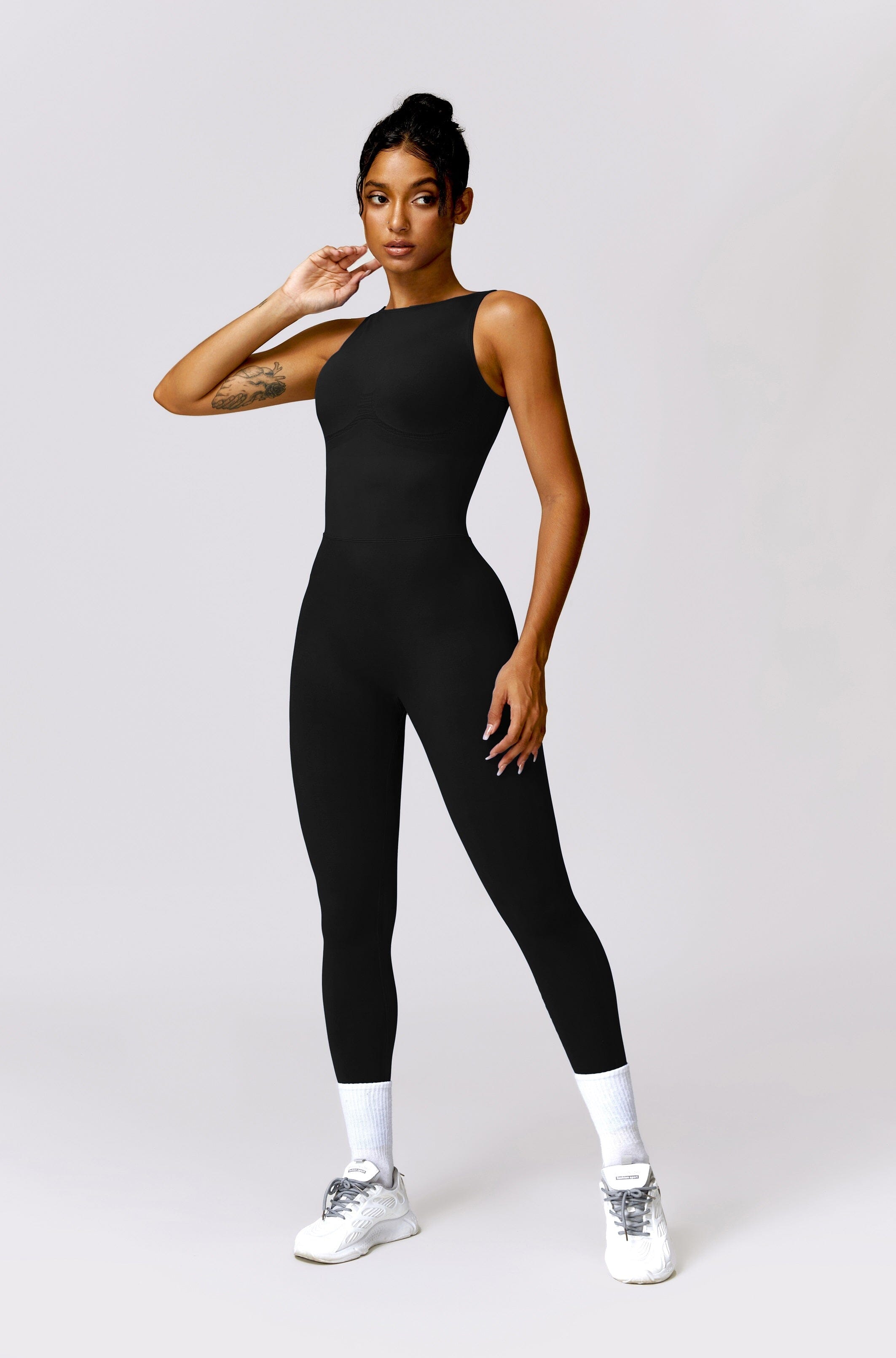 Elated Seamless V-Back Jumpsuit Jumpsuit Starlethics 