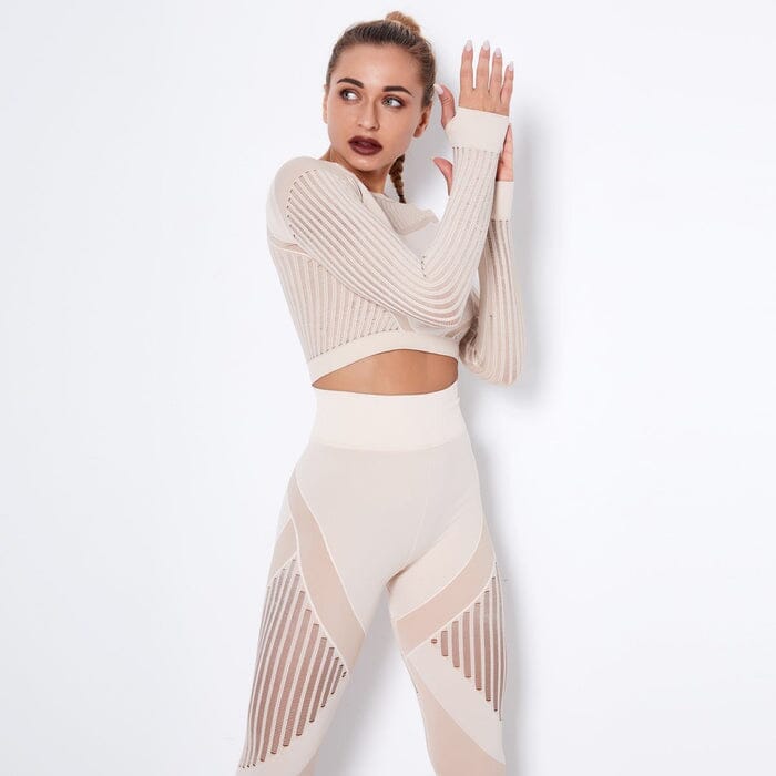 Mesh Seamless Set - Leggings + Top Sets Starlethics 