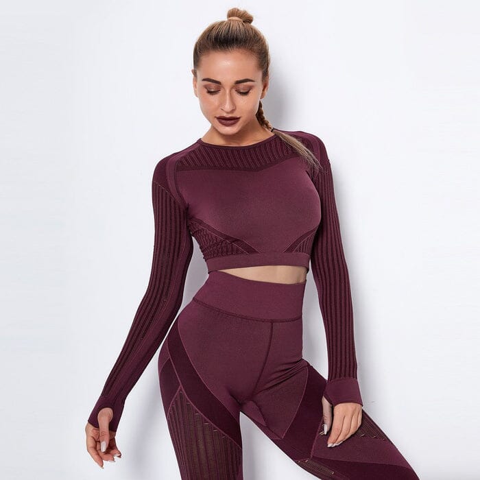 Mesh Seamless Set - Leggings + Top Sets Starlethics 