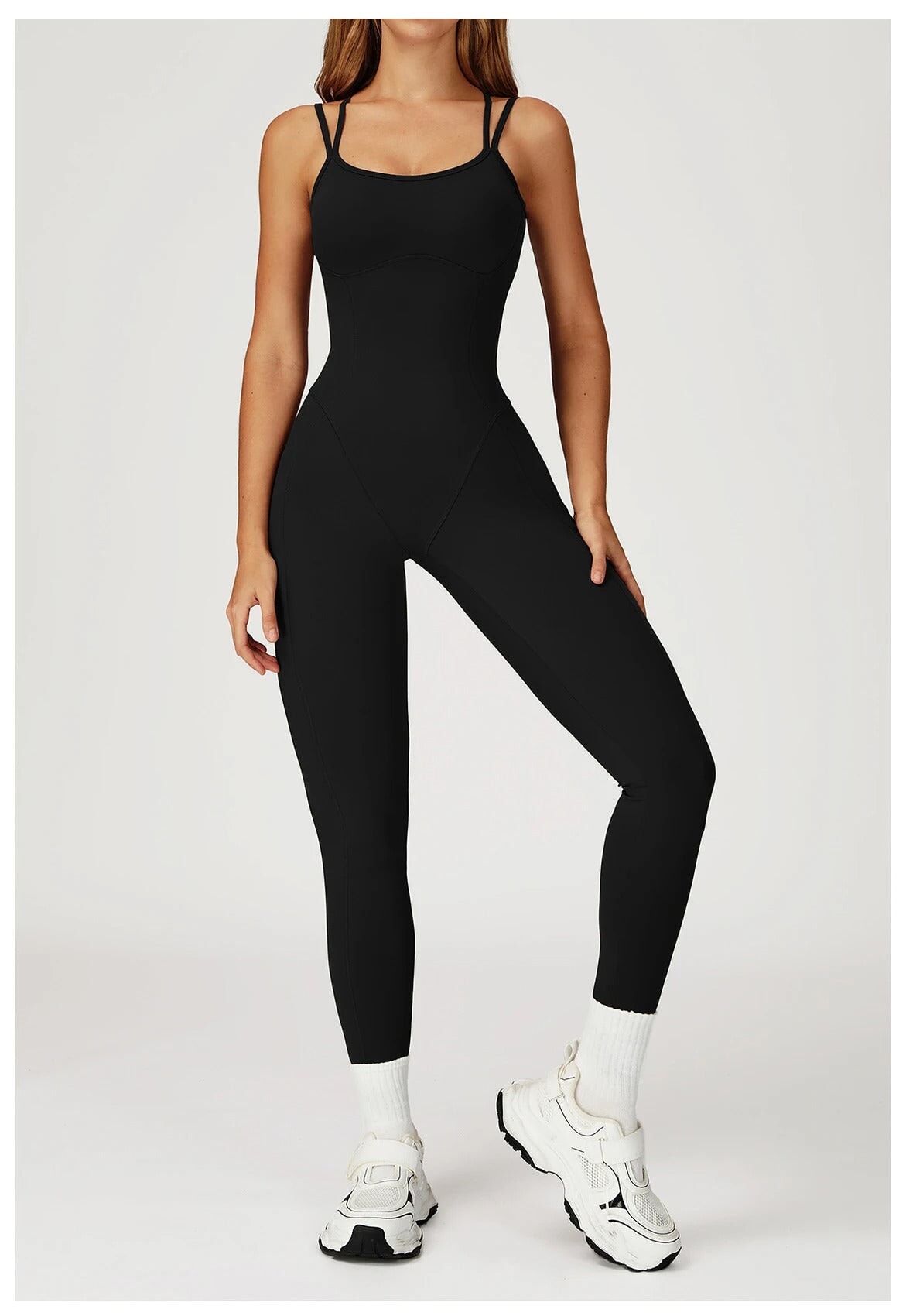 Criss Cross Back Jumpsuit Jumpsuit Starlethics 
