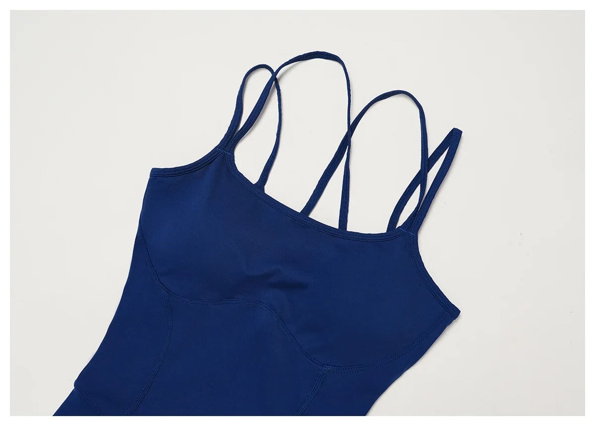 Criss Cross Back Jumpsuit Jumpsuit Starlethics 