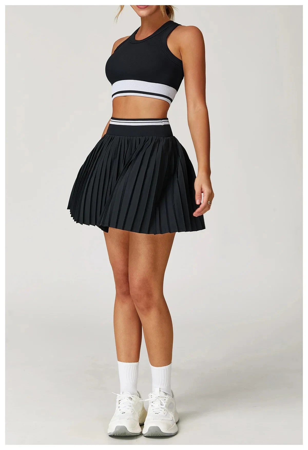 GlideStripe Racquet Skort Skirt Starlethics 