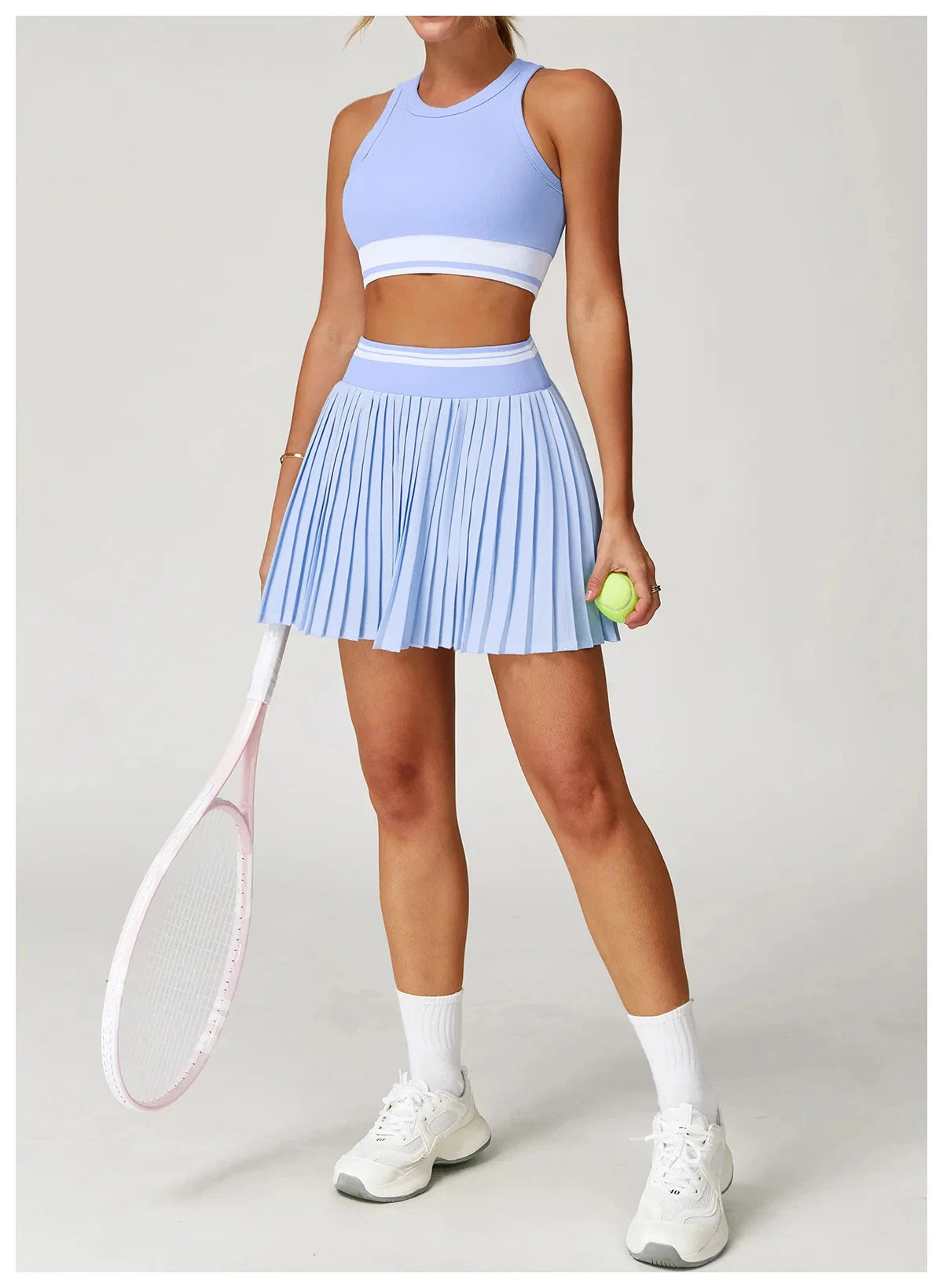 GlideStripe Racquet Skort Skirt Starlethics 