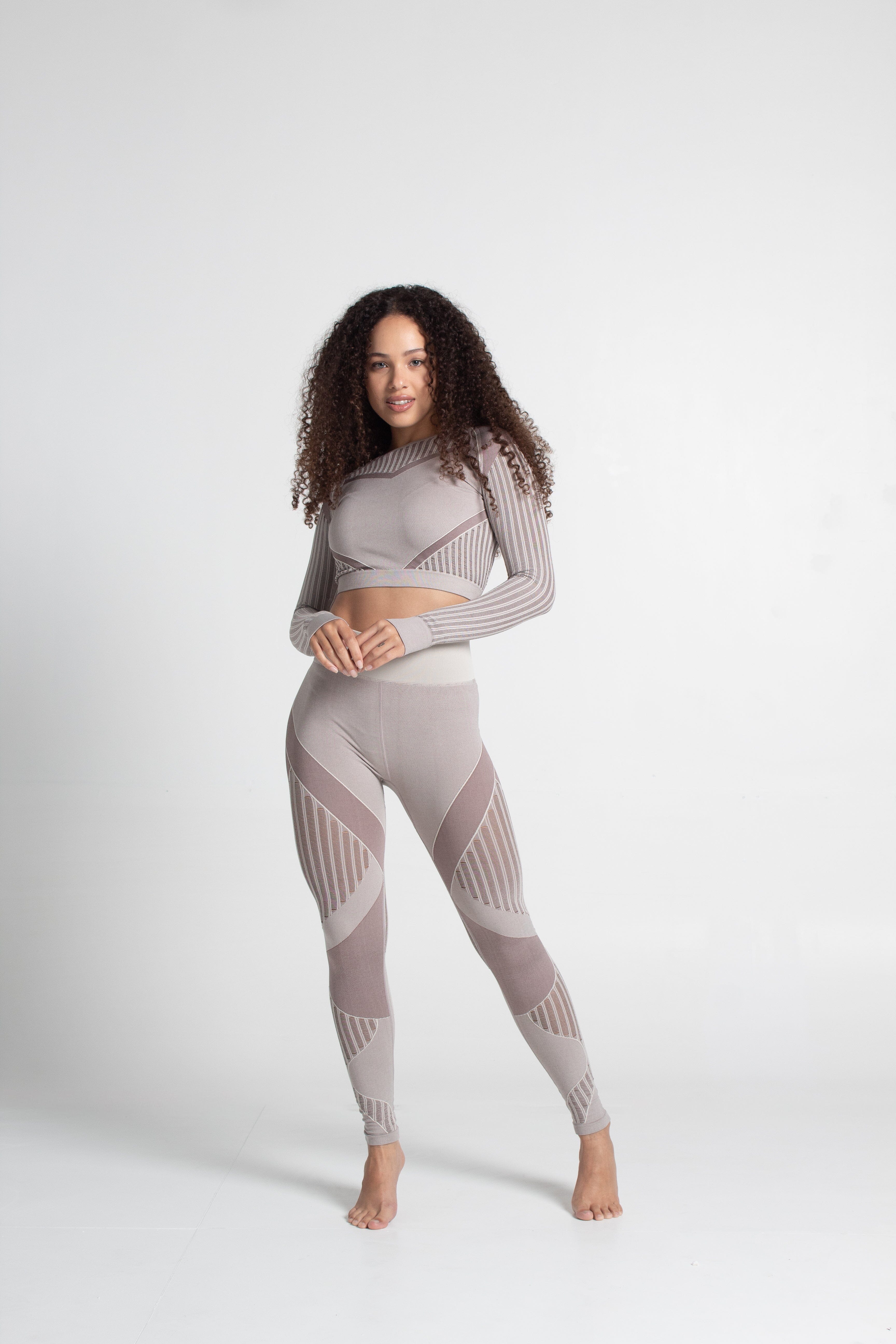 mesh thigh leggings