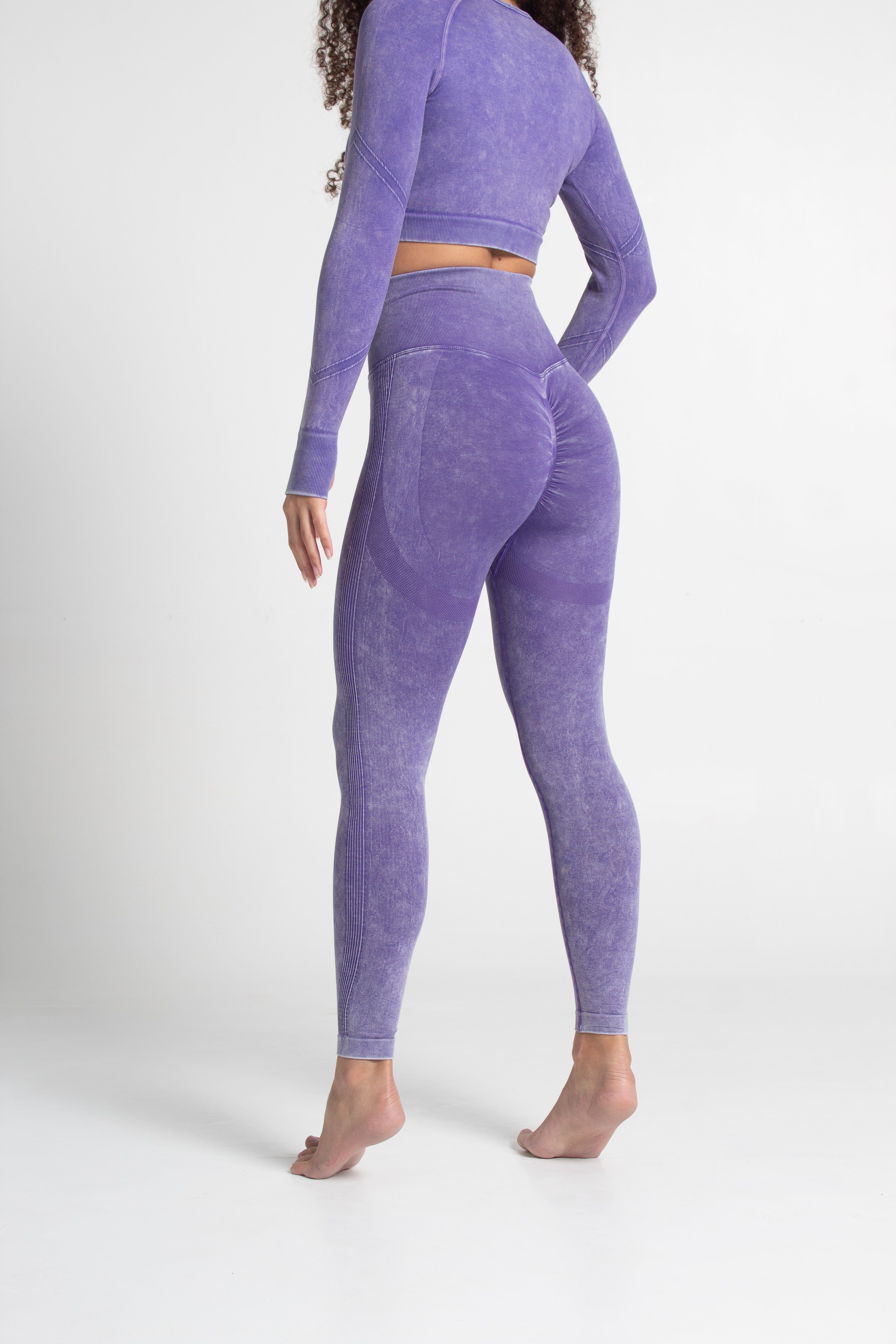 Leggings Mujer Push-Up Fantasia Grises