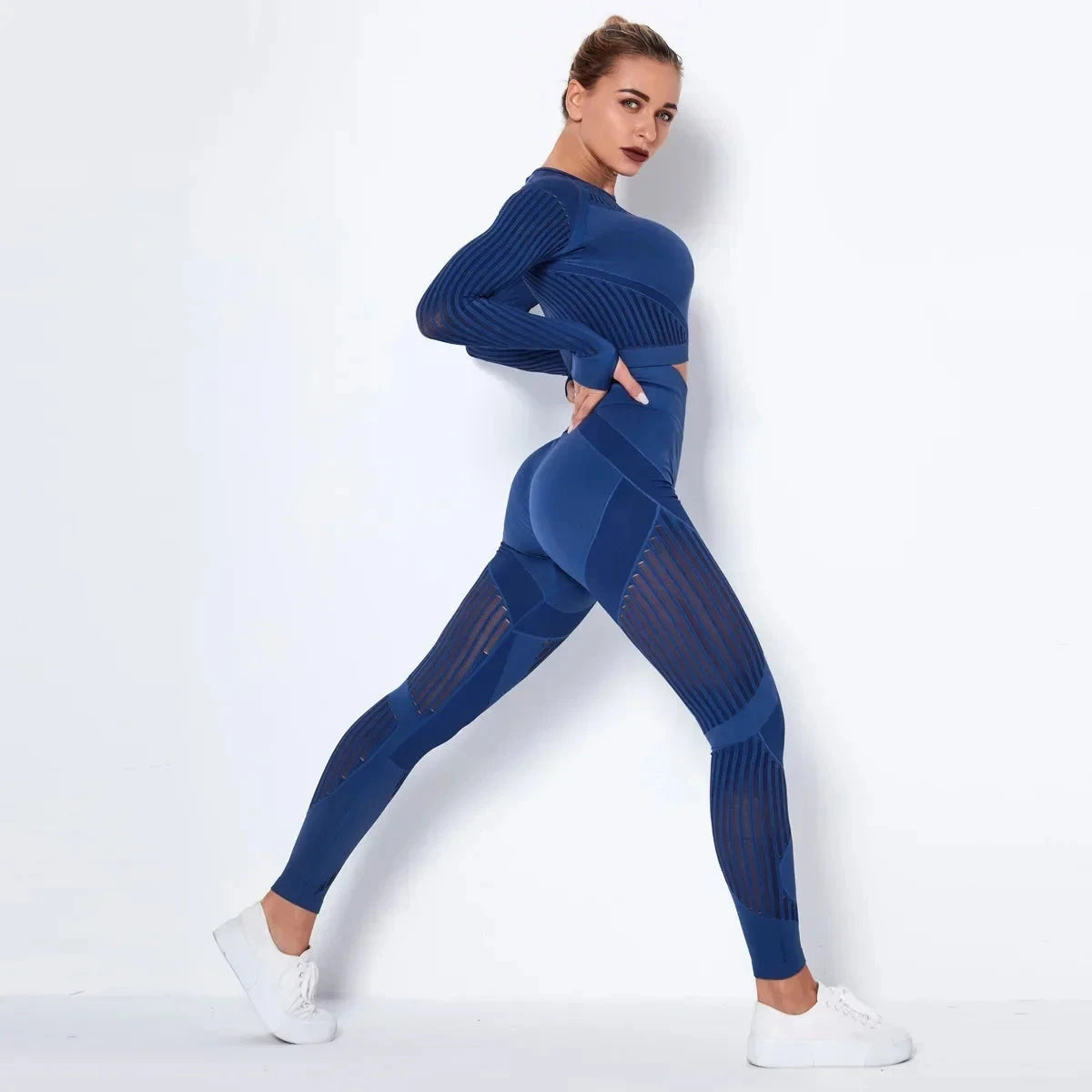 Mesh Seamless Set - Leggings + Top Sets Starlethics 