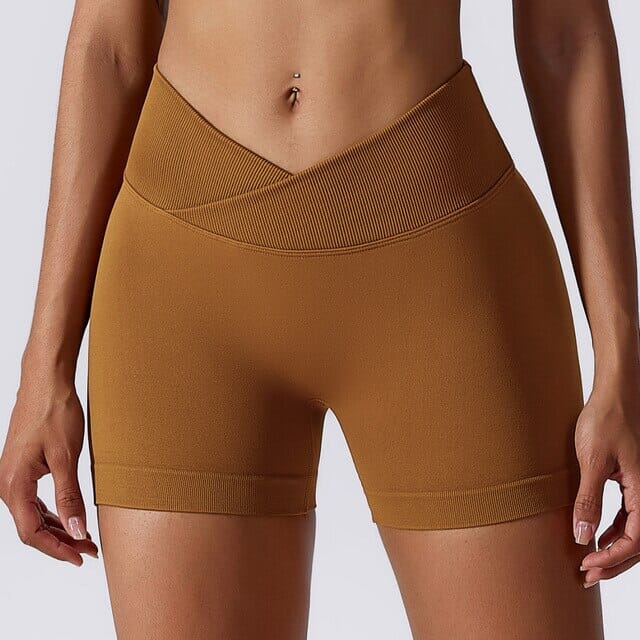 Poplin Hip Lifting Shorts Shorts Starlethics Ochre S 