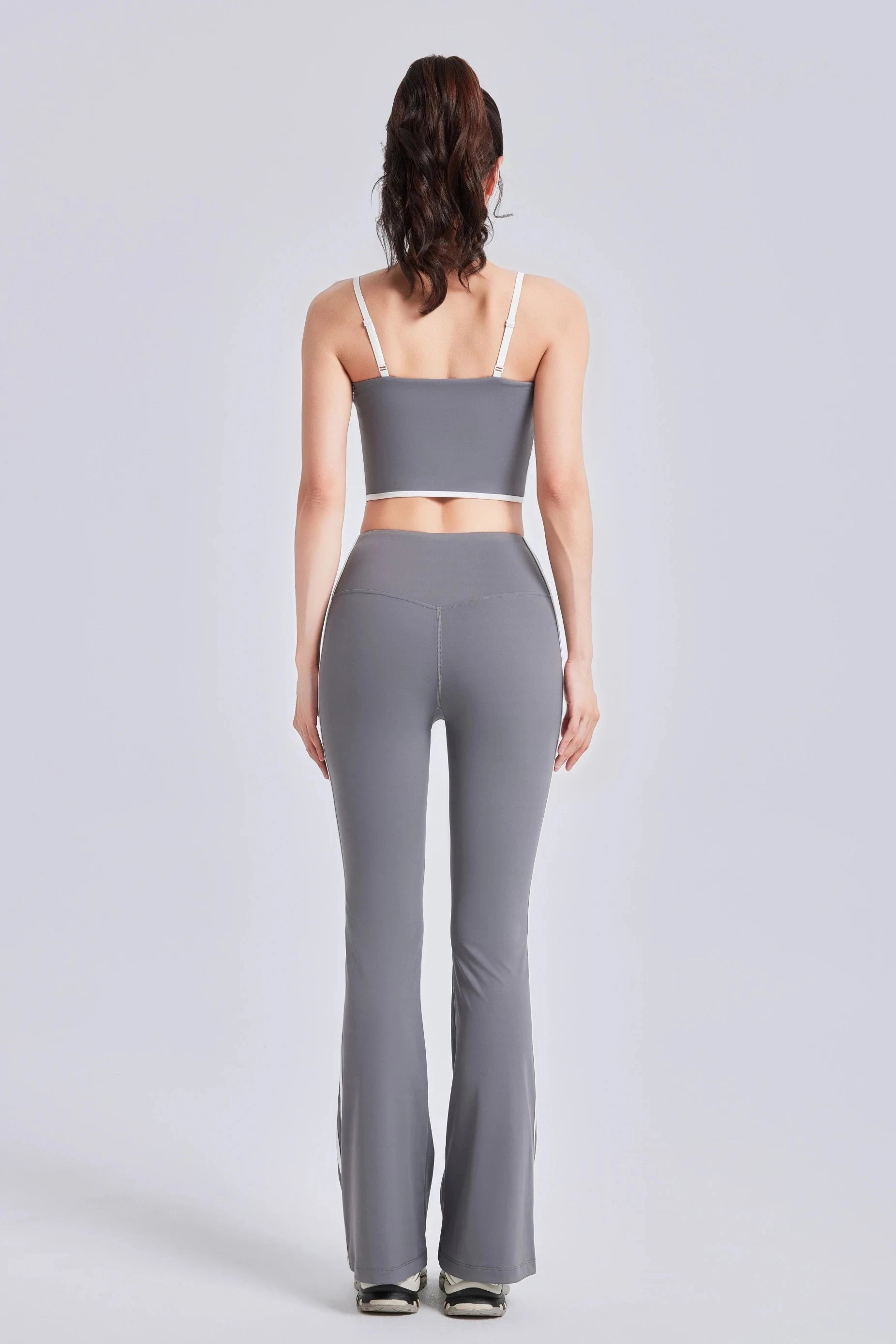 Power Stripe Active Set - Midriff Sports Bra Sports Bra Starlethics 