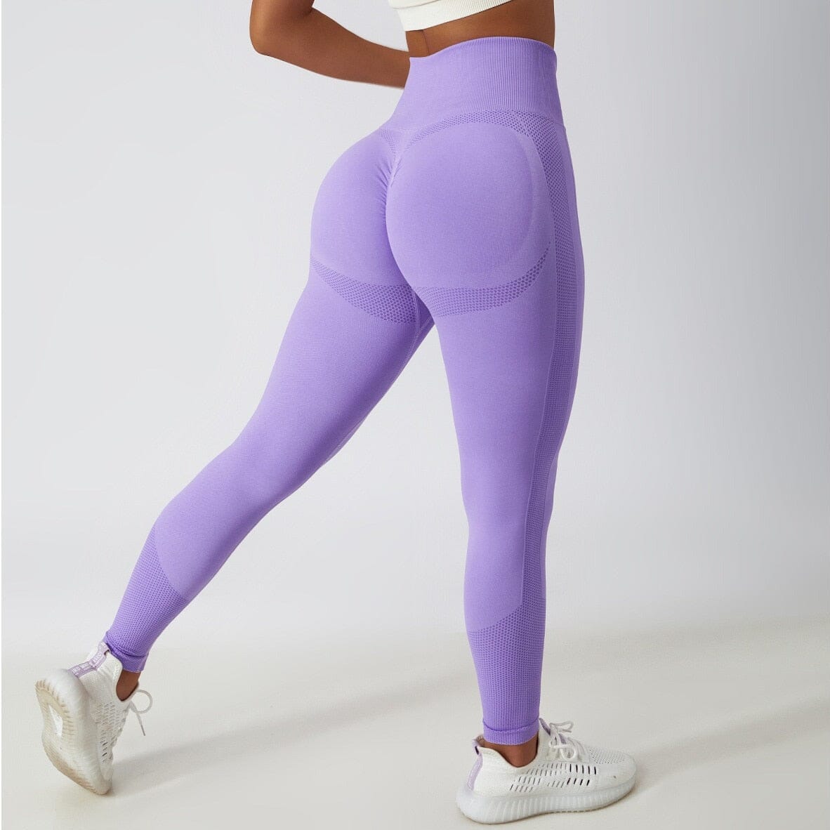 Celebrity Seamless Leggings Fitness Leggings Starlethics Lilac Purple S 