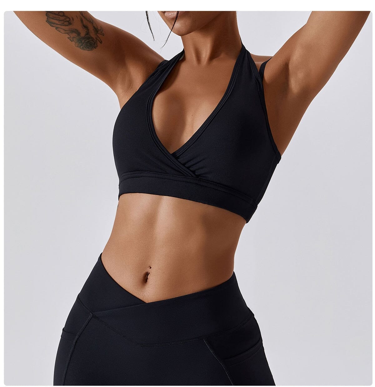 Asymmetrical Yoga Set - Leggings + Top Sets Starlethics 