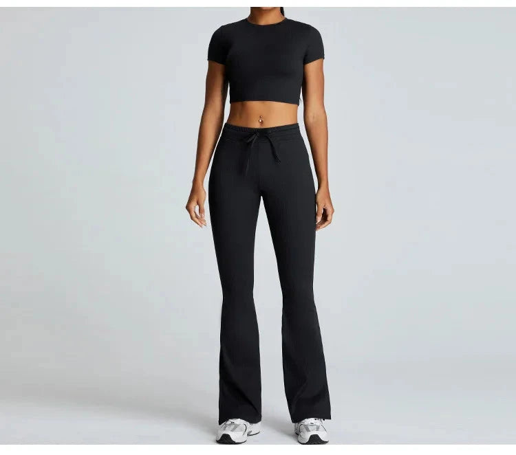 Drawstring Push-Up Leggings Leggings Starlethics 