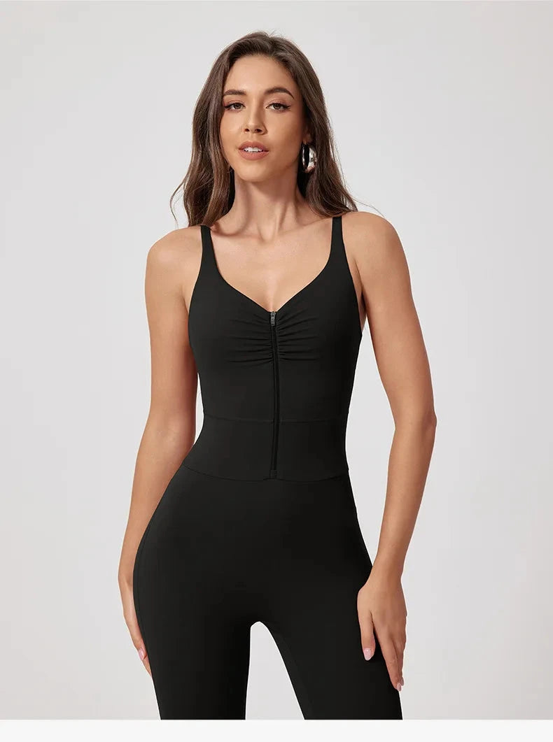 Sculpt 'N Go Backless Jumpsuit Jumpsuit Starlethics 