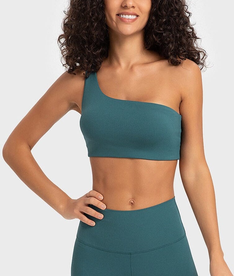 Intense One-Strap Sports Bra Sports Bra Starlethics Teal XS 