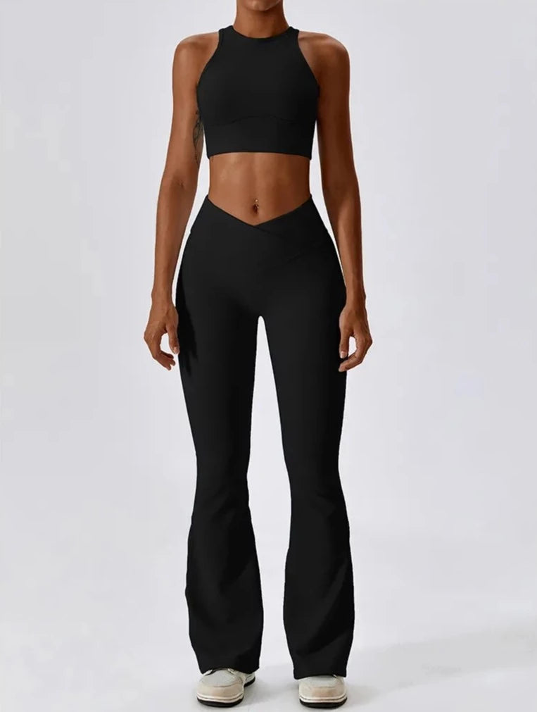 Soulmate Racerback Flared Set - Leggings + Top Sets Starlethics 