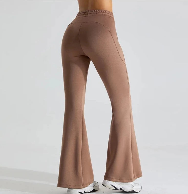 Vibe Drawstring Flare Pants Leggings Starlethics 