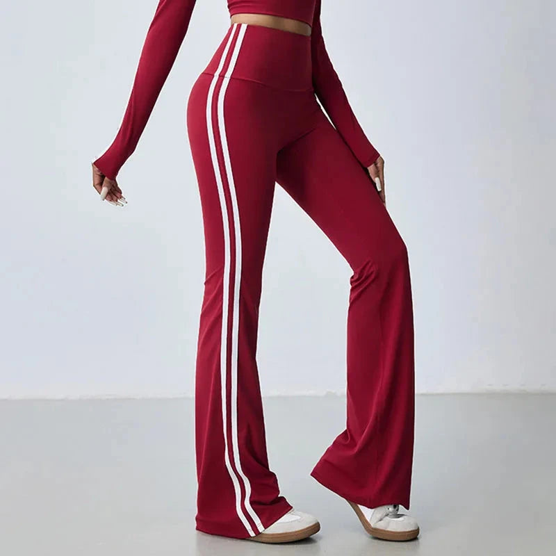 AthletiQ High Waist Flare Pants