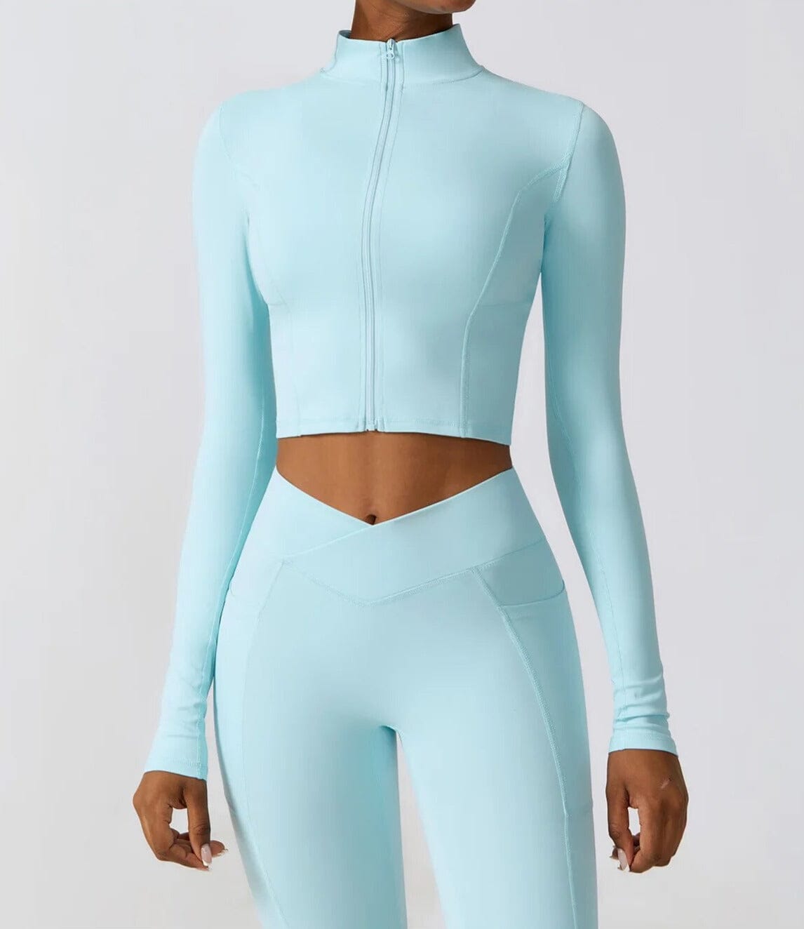 Celestial Zipper Jacket Hoodies & Jackets Starlethics Light Blue S 