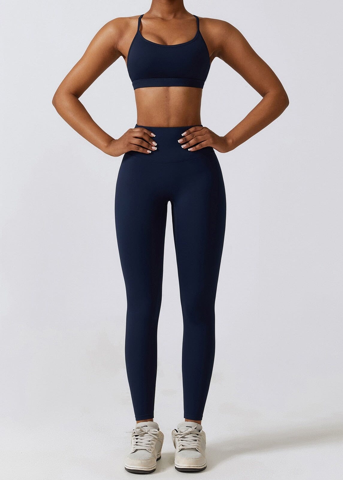 Prestige Gym Set - Leggings + Top Sets Starlethics Blue S 