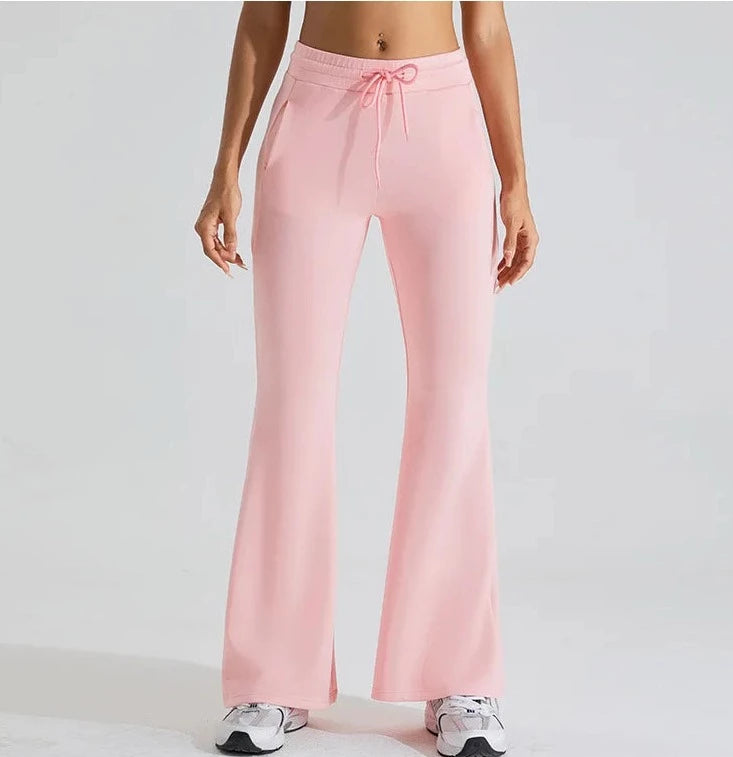 Light Pink Flare Pants