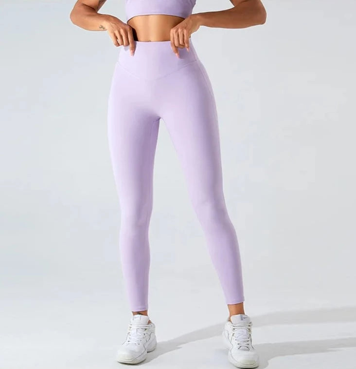 Lavish High Waist Leggings Leggings Starlethics Lilac S 