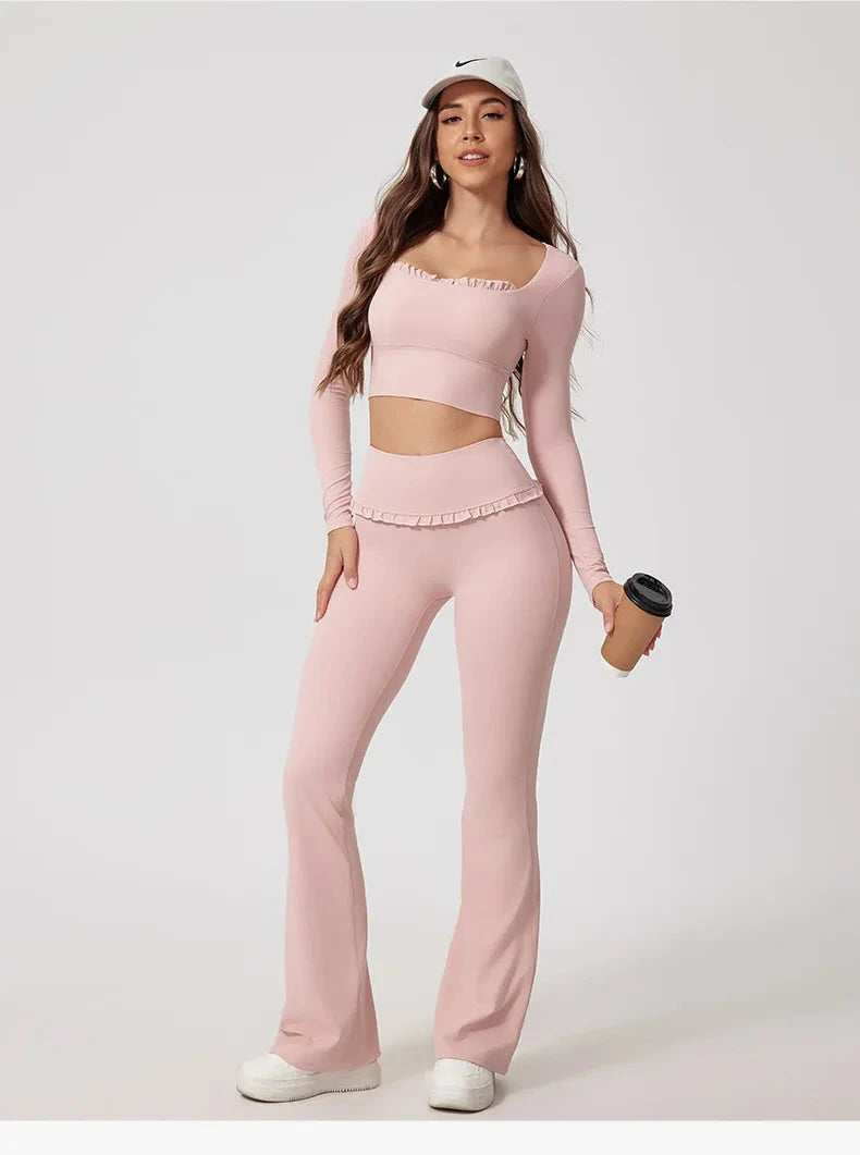 Frill Fit High Waist Leggings Leggings Starlethics 