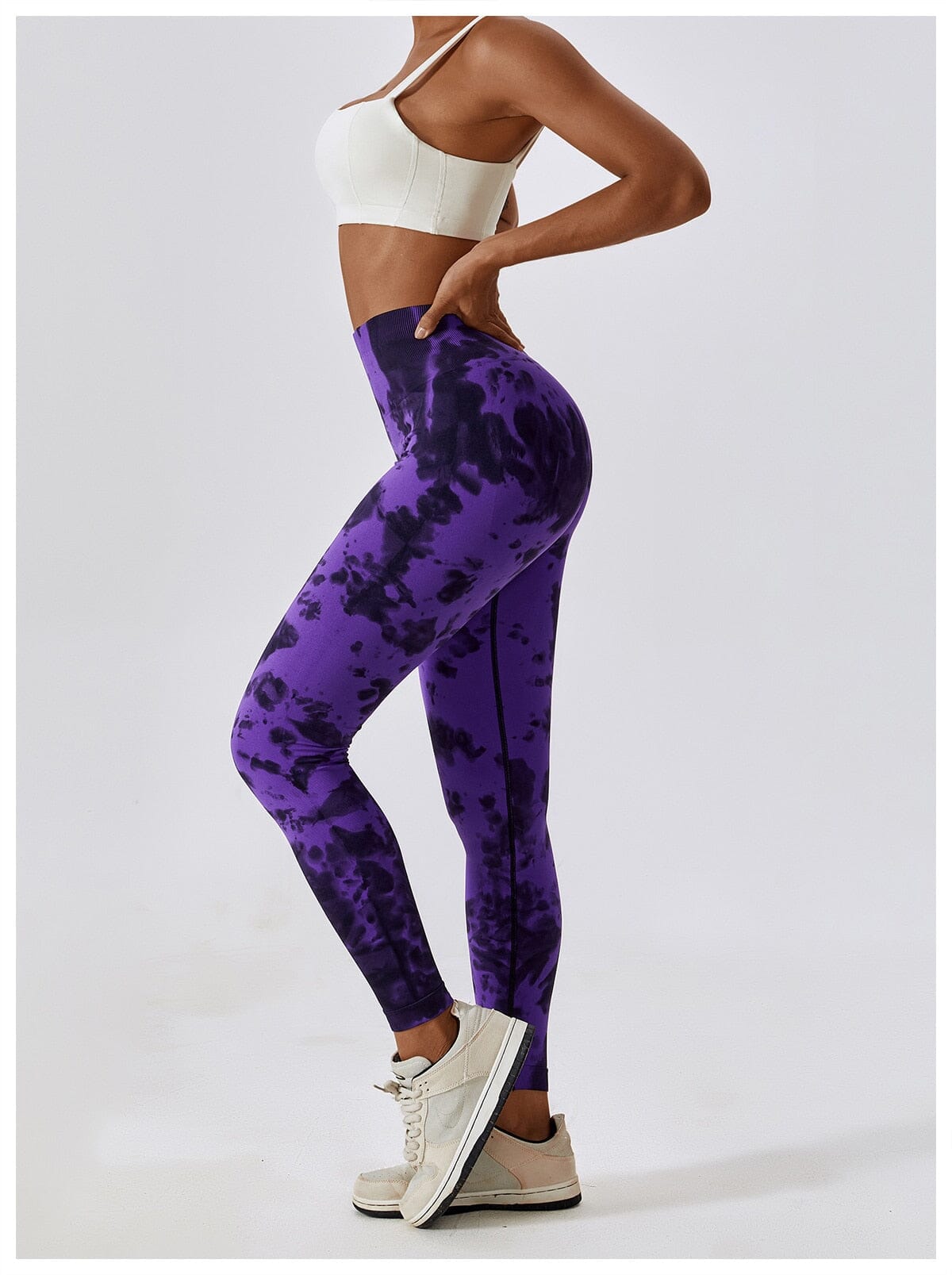 ZenTide Tie Dyed Seamless Leggings Leggings Starlethics 