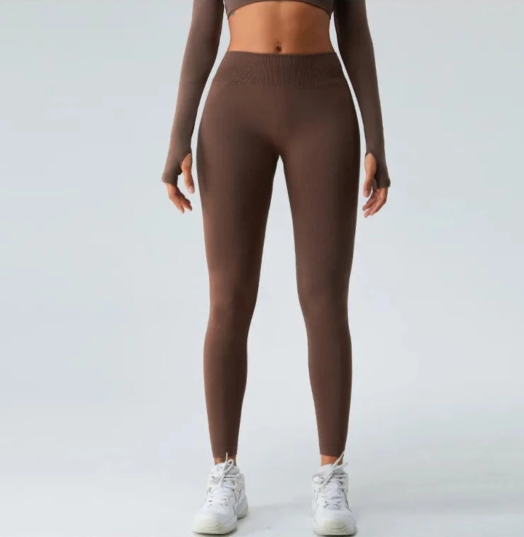 Volume Seamless V-Waist Leggings Leggings Starlethics 