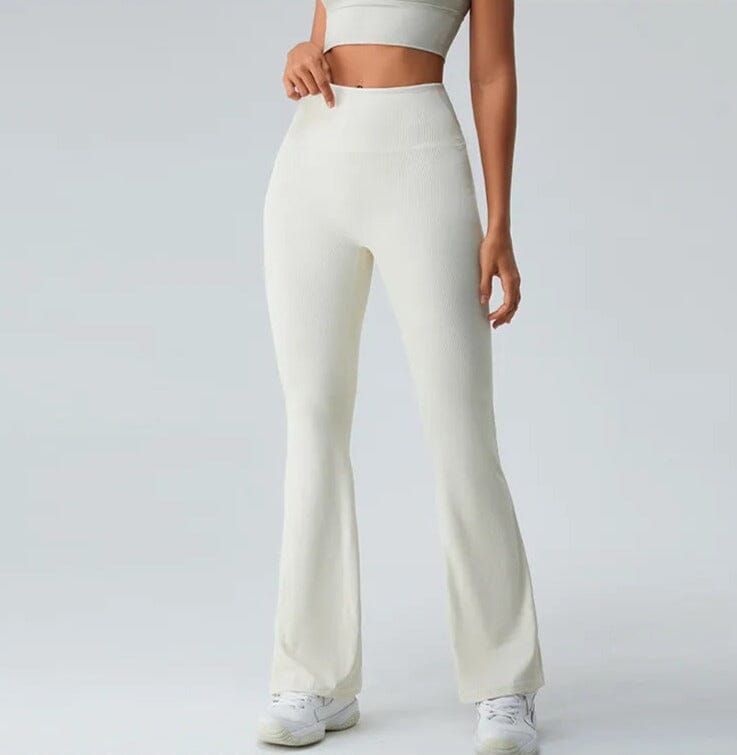 Spirited Flare Pants Leggings Starlethics Creamy White S 