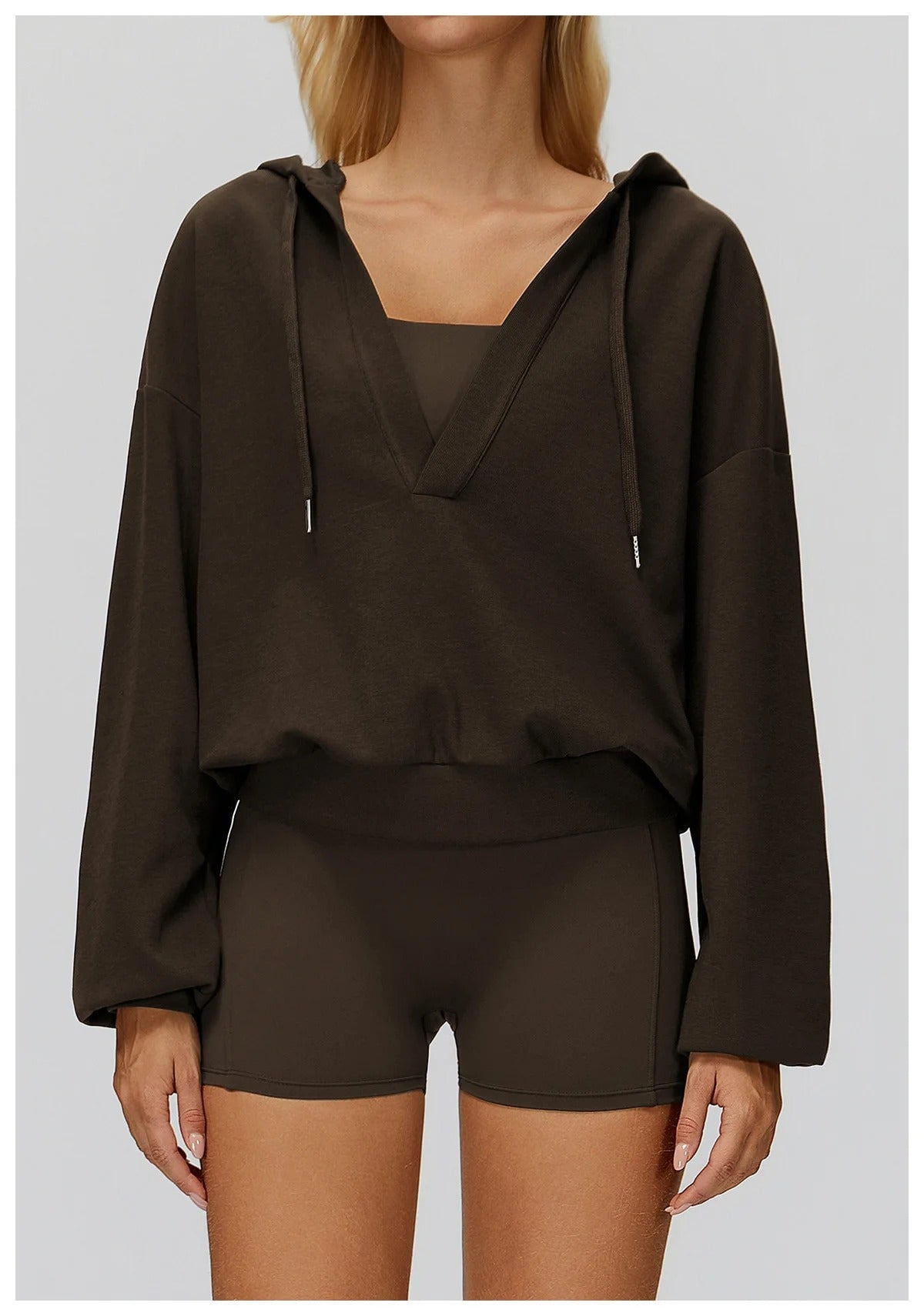 V Neck Hoodie Hoodies & Jackets Starlethics 