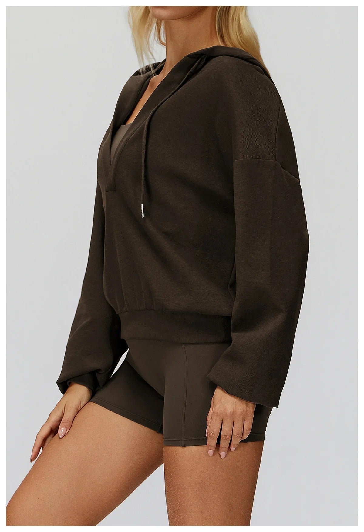 V Neck Hoodie Hoodies & Jackets Starlethics 