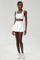 Bloom Edge Skirt Skirt Starlethics White S 