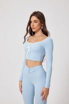 Cooldown Crave Seamless Top Top Starlethics Moon White Blue S 