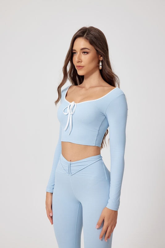 Cooldown Crave Seamless Top Top Starlethics Moon White Blue S 