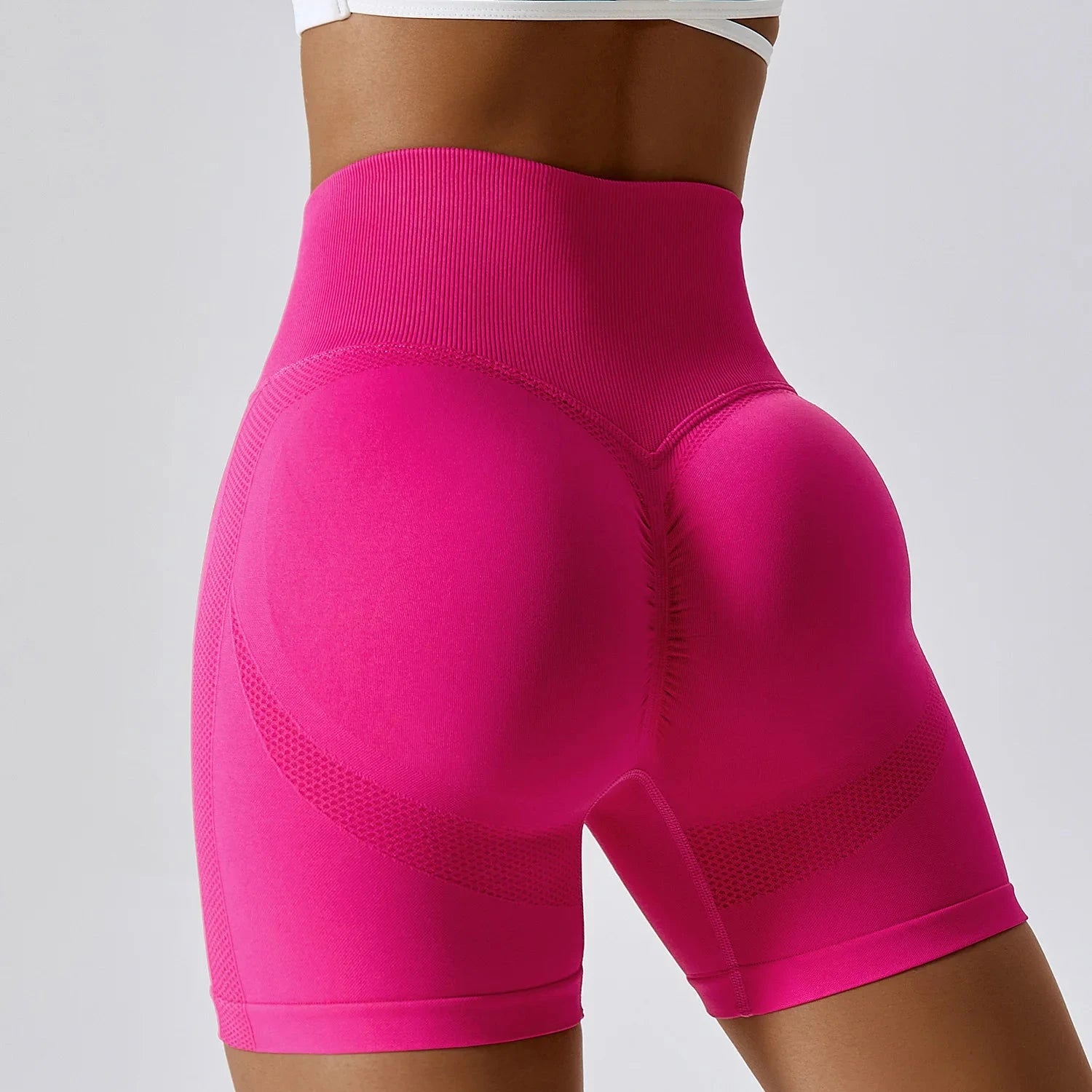CurvePro Seamless High Waist Shorts Shorts Starlethics Red S 