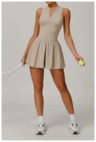 Cut Line Zipper Bodysuit Dress Jumpsuit Starlethics 