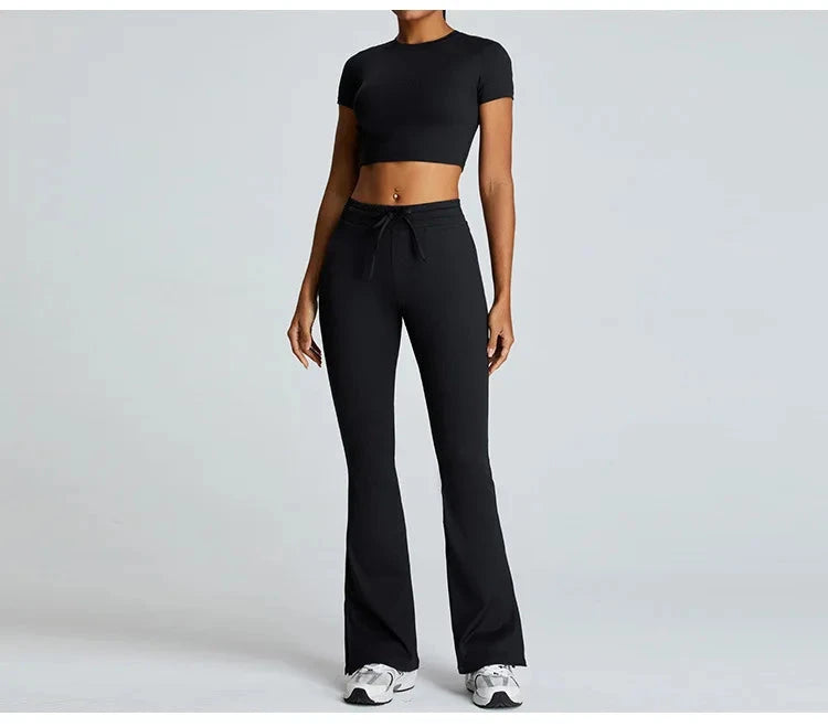 Drawstring Push-Up Leggings Leggings Starlethics 