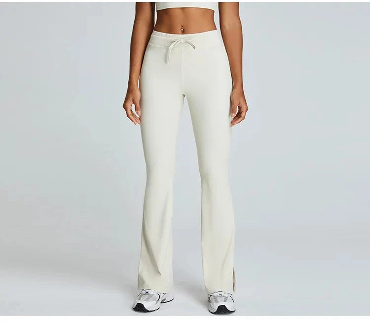 Drawstring Push-Up Leggings Leggings Starlethics Milk White S 