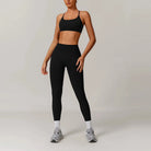 13.3 Yoga Set 2/3PCS Gym Kleidung Sportswear Yoga Anzüge Für Frauen Langarm Crop Top Fitness Set Trainingsanzüge sport Bh Gym Leggings Starlethics 